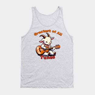 Rock and roll goat Tank Top